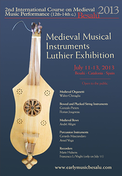 Early Music Besalú Luthier Exhibition 2013